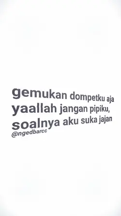 gemukan dompetku aja