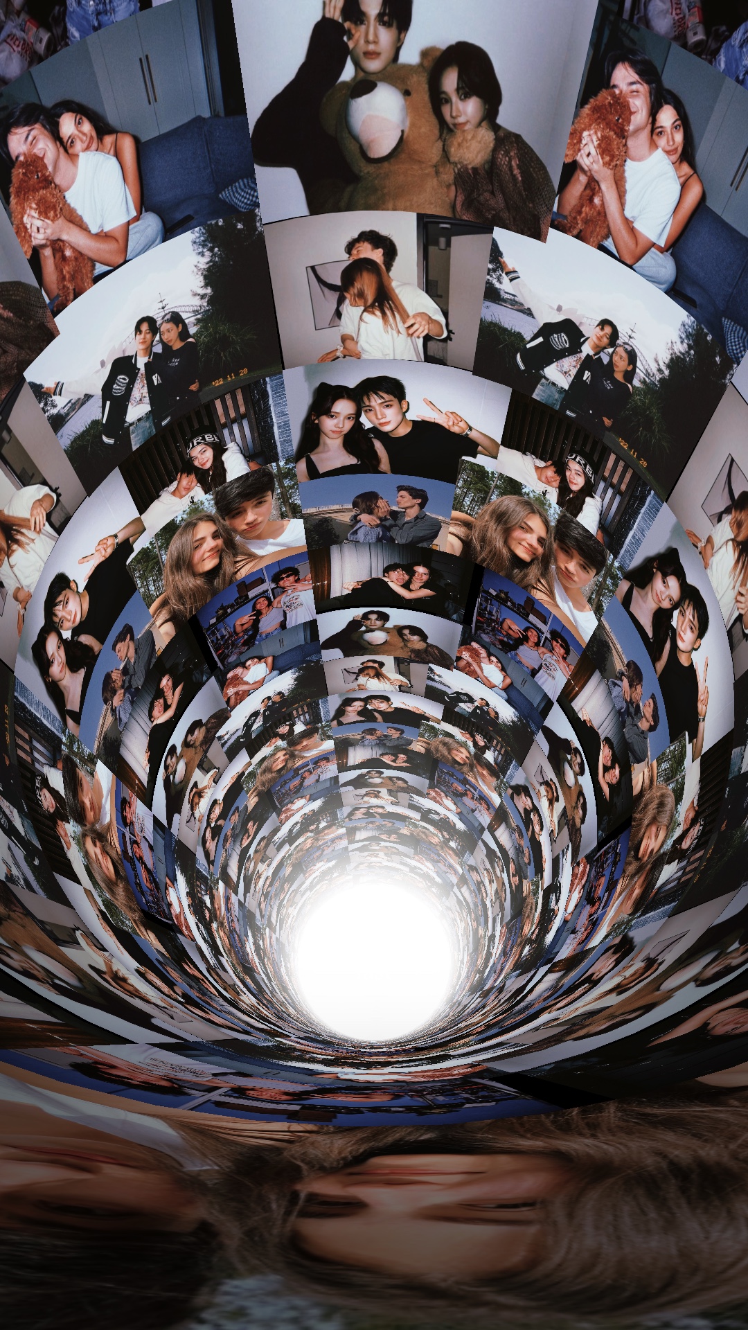 Túnel casal collag