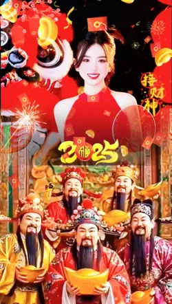 财神老爷下凡了