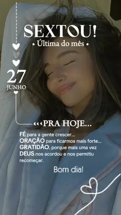 Sexta 27 de junho 