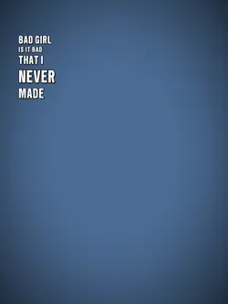 bad girl