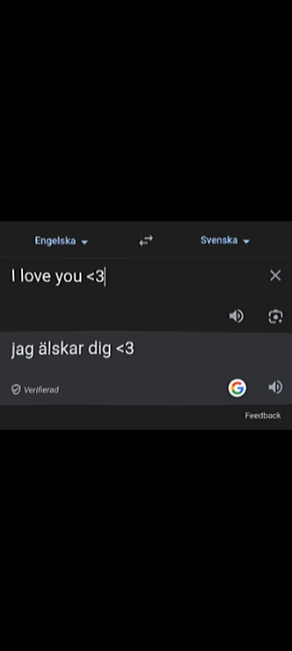 I love you <3