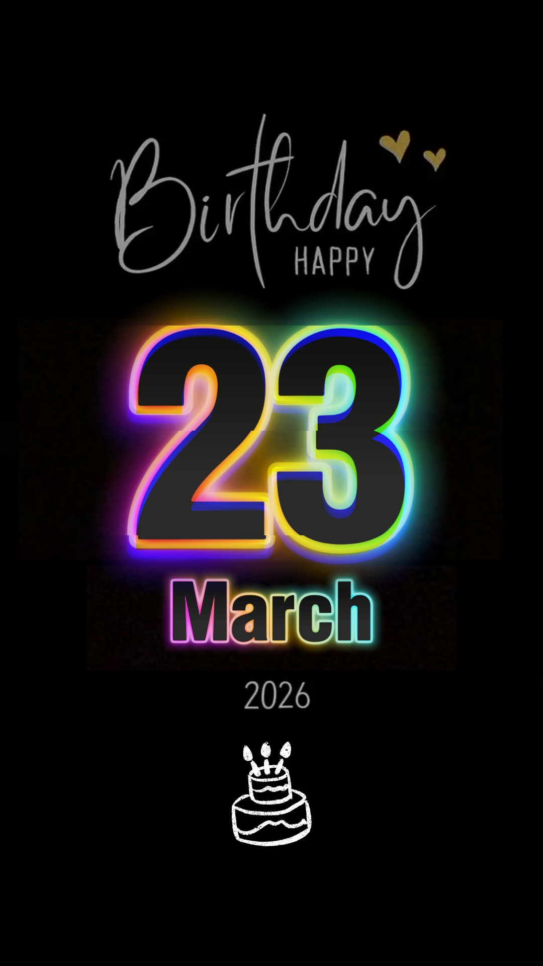 ANNIVERSAIRE LE 23 MARS