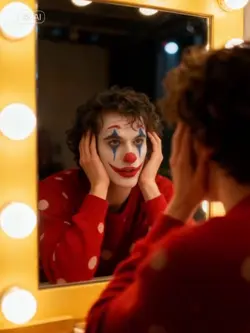 mirror clown