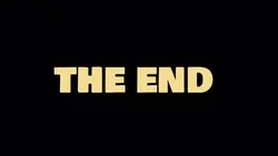The end credits 