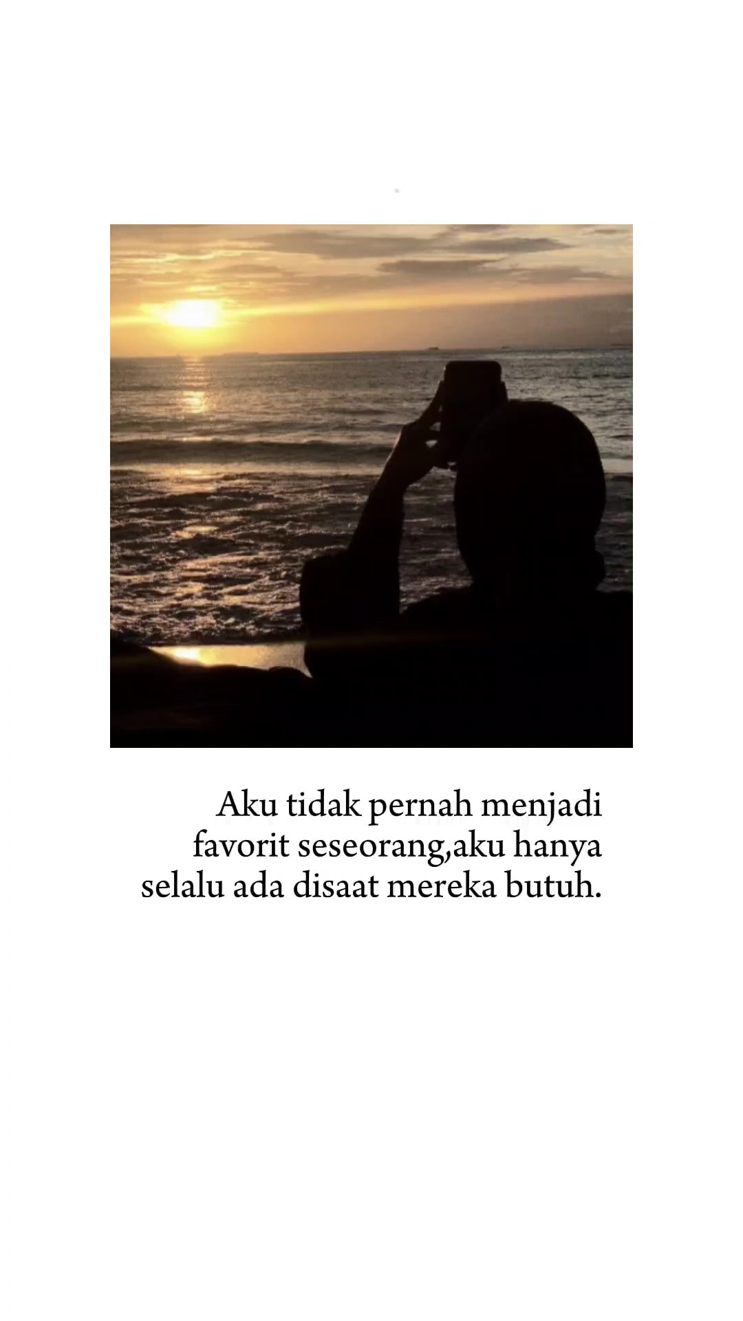 AKU TIDAK PERNAH 