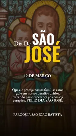 Feliz dia São José 