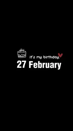 HBD 27 February