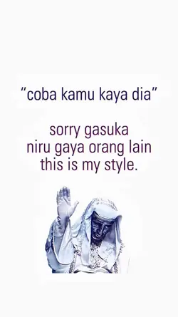 coba kamu kaya dia 