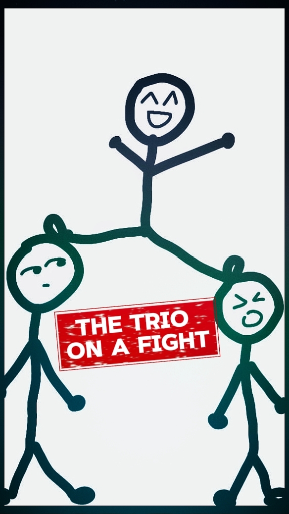 DAS TRIO IN EINEM KAMPF