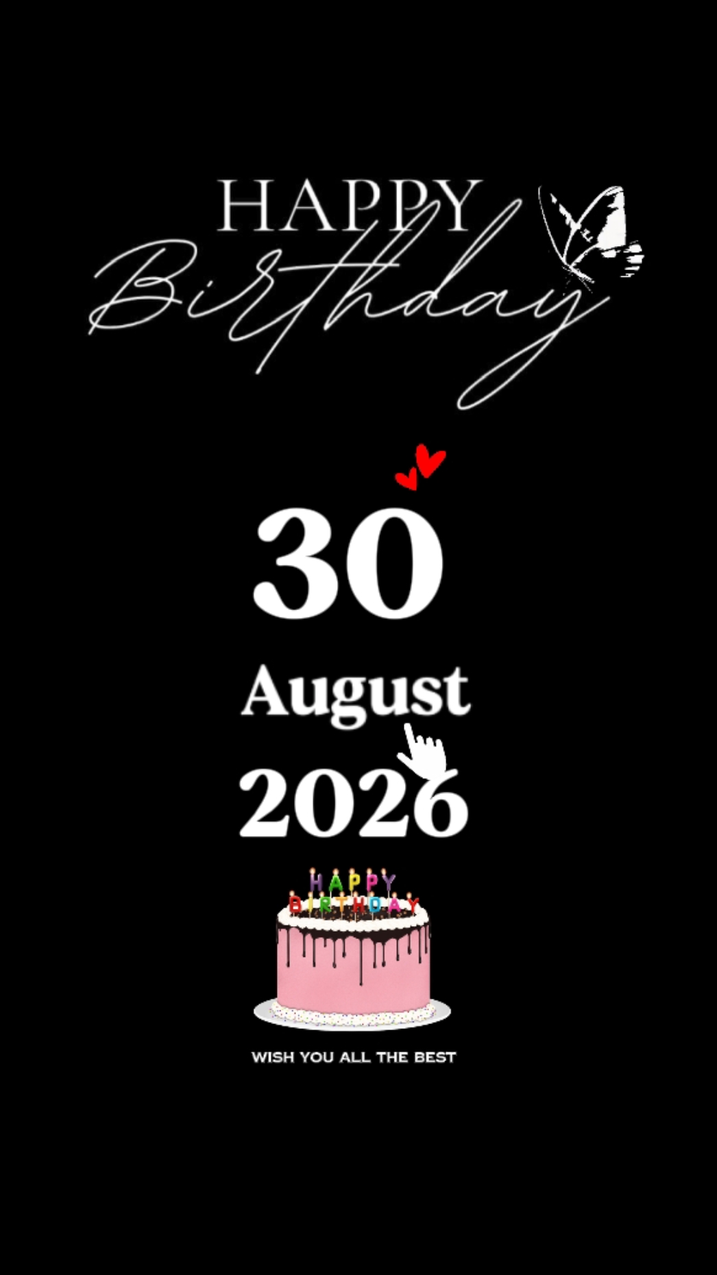 30 August Birthday