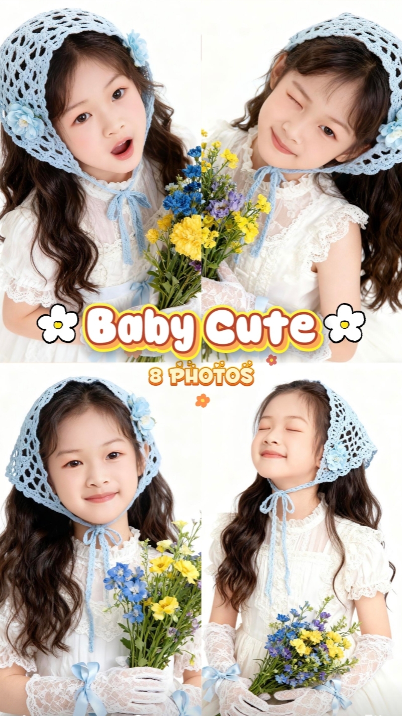 Em bé nhiều ảnh