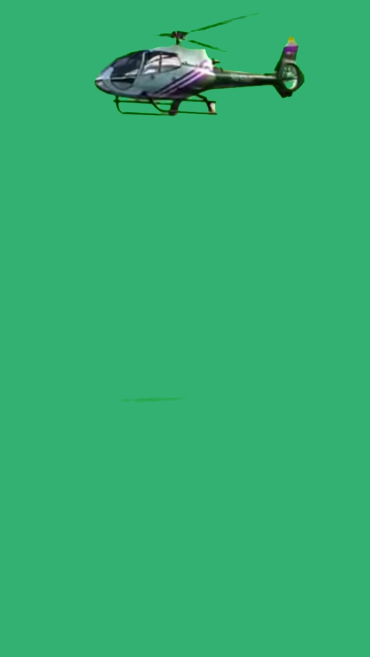 hélicoptère vert scr