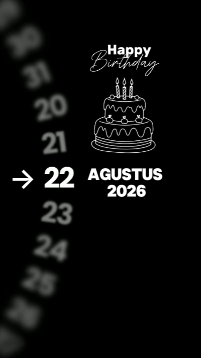 HBD 22 Agustus 