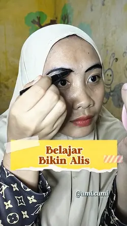 belajar bikin alis