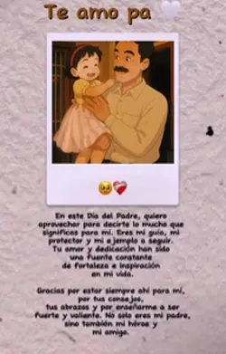 Feliz día del padre 