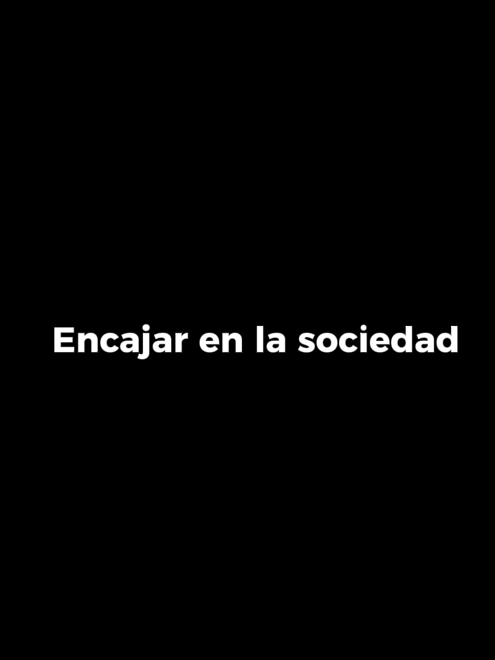 Encajar en la socied