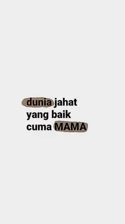 mama terbaikku 