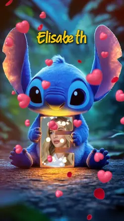 Stitch letra E