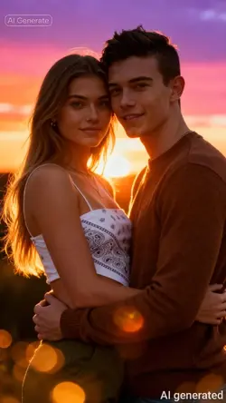 Hug Sunset