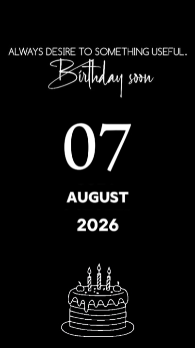 My Son's Birthday