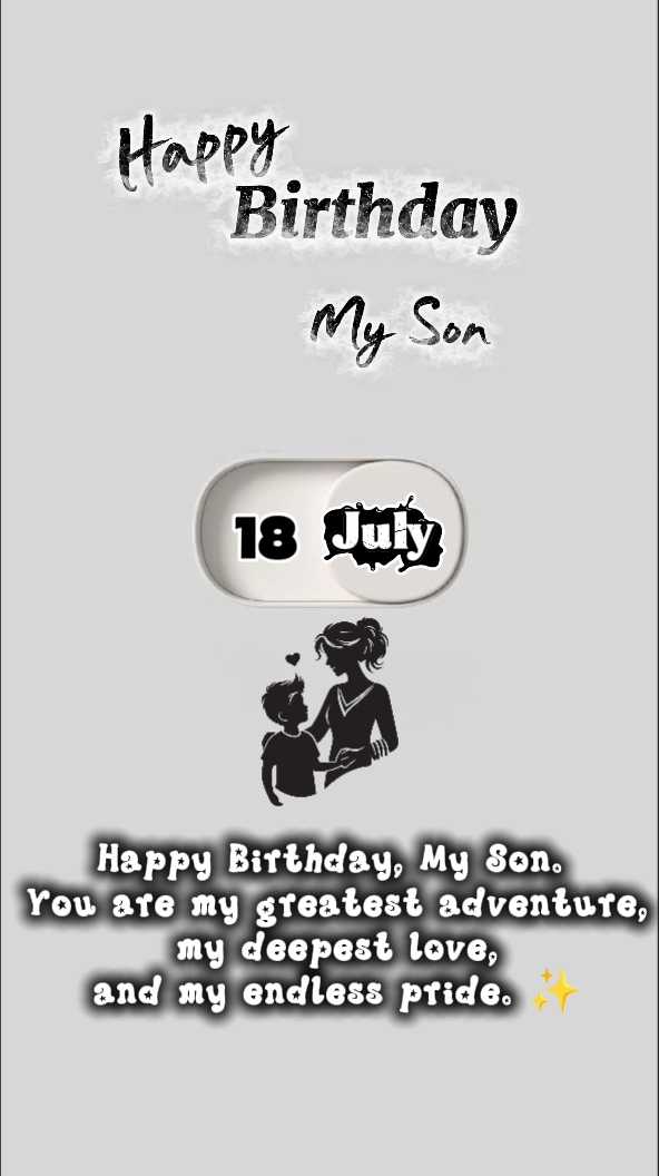 Cumpleaños mi hijo 