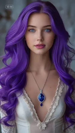 Purple Hair Colour 