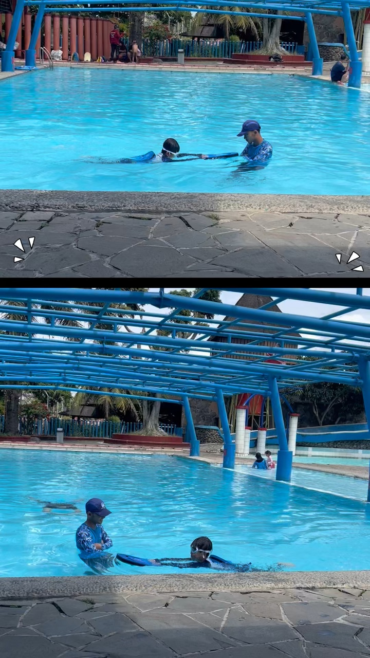 swimming time