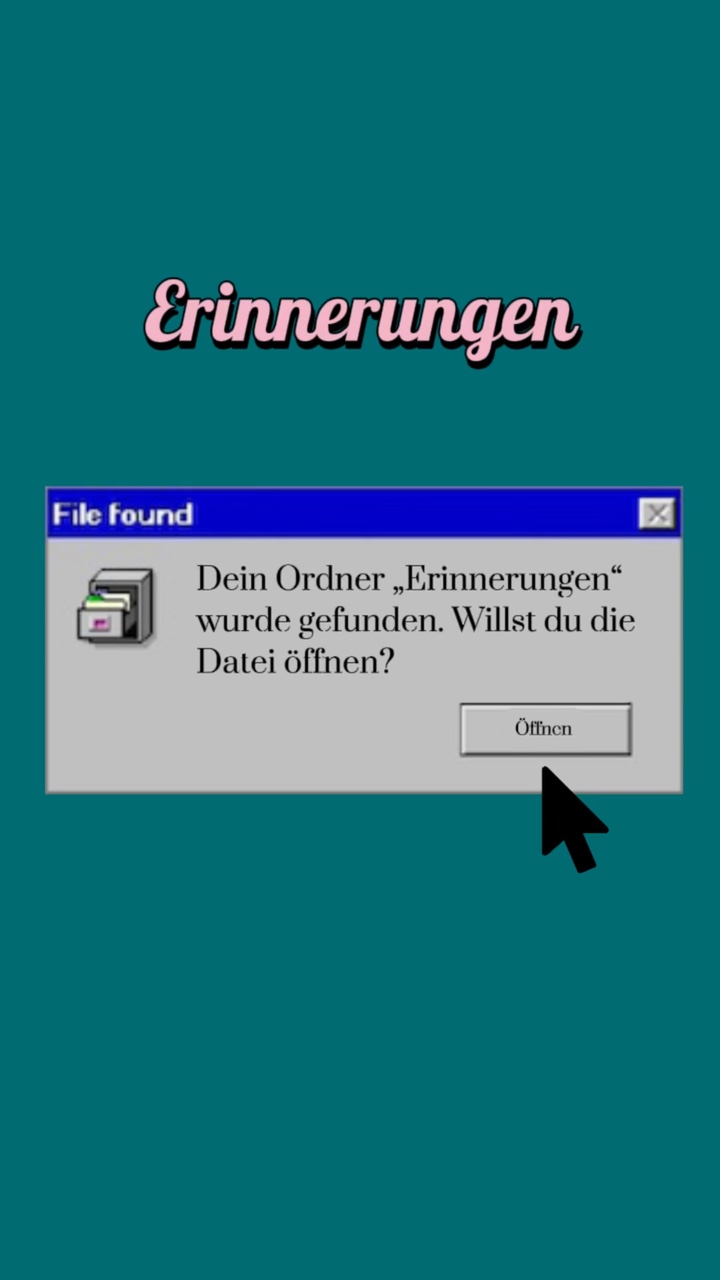 Erinnerungen retro