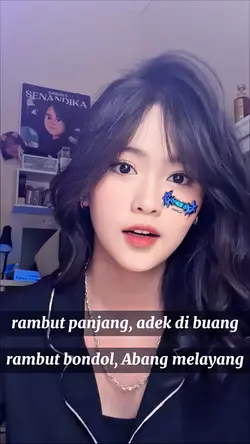 rambut panjang adek