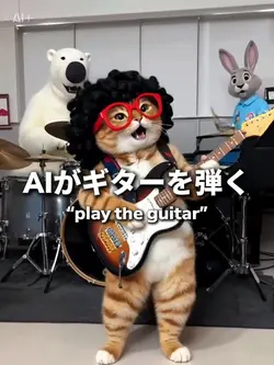 AIがギターを弾く