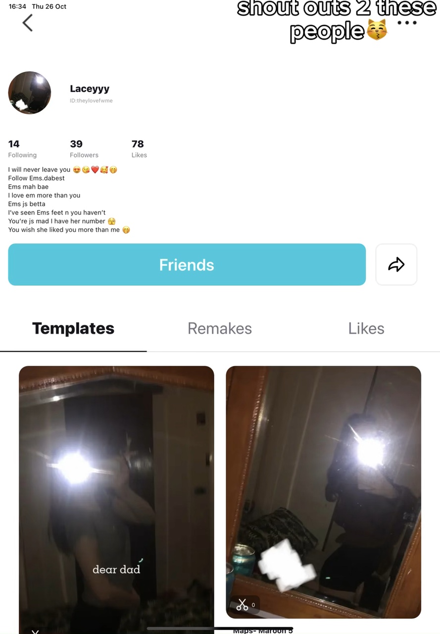 SHOUT OUTS/LOOK 👁️ 