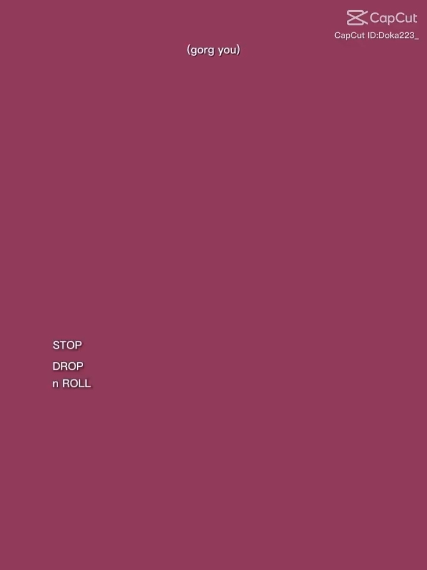 stop drop n roll