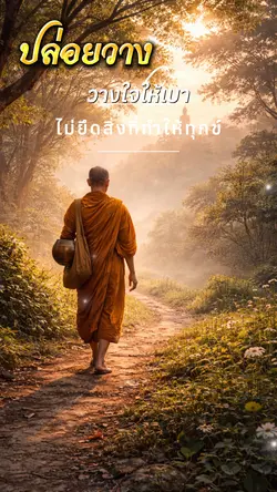 ปล่อยวาง..บางเบา