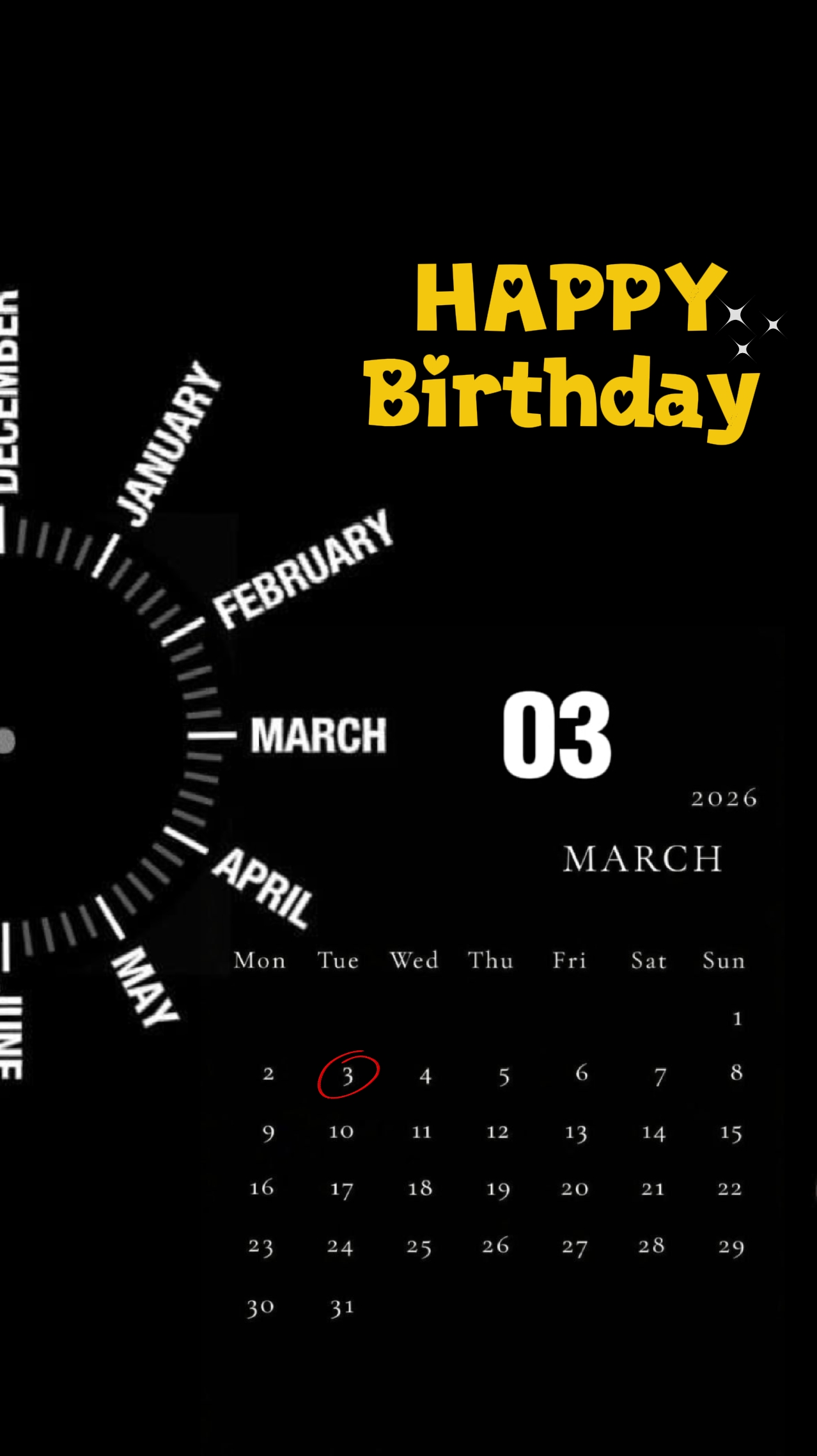 HBD 03 MARET 