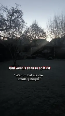 Wenn's zu spät ist