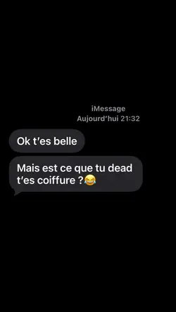 Tu dd t coiffure??