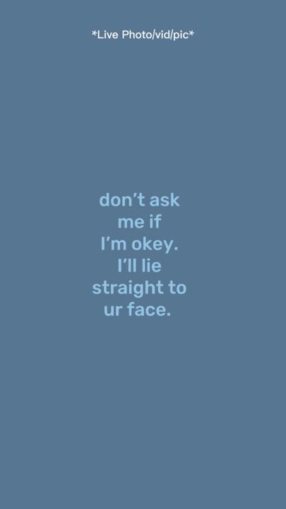 Straight up ur face