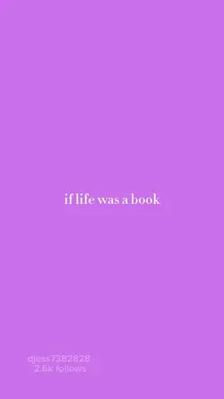 life was a book