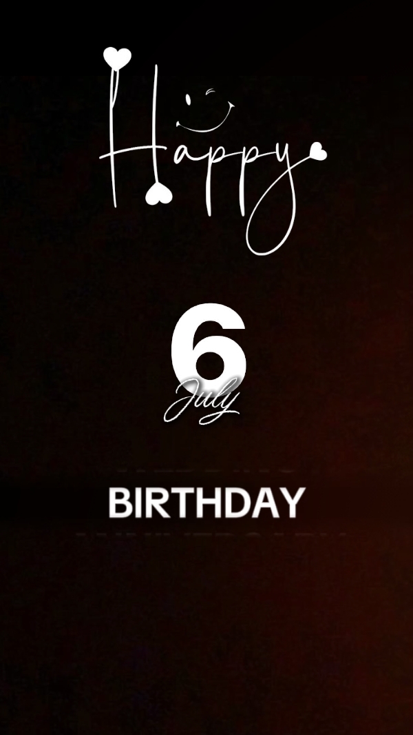 Geburtstag 6. Juli