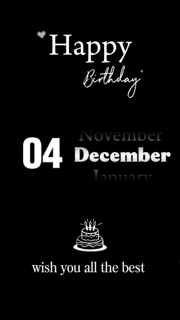 HBD 04 DÉCEMBRE 