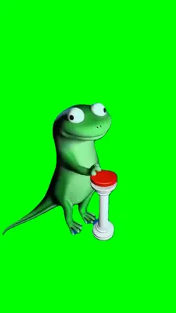 Lizard Button Meme