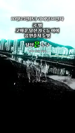 
고마운 당신 가로등 이여
음원 늦빛