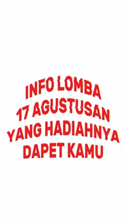 trend lomba 17 Agust