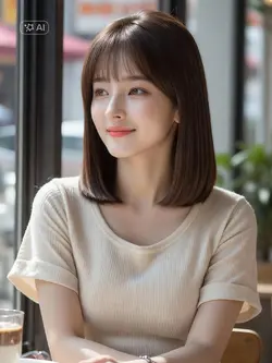 longbob hairstyle ai