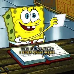 The first time