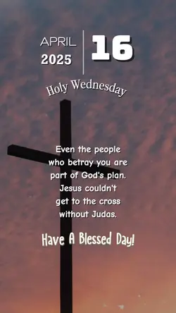 HOLY WED. APRIL 16