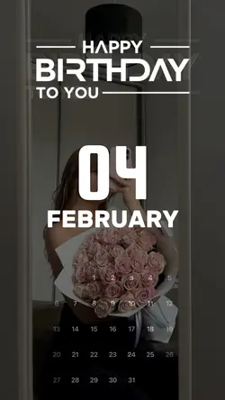 HBD 04 FEBRUARY
