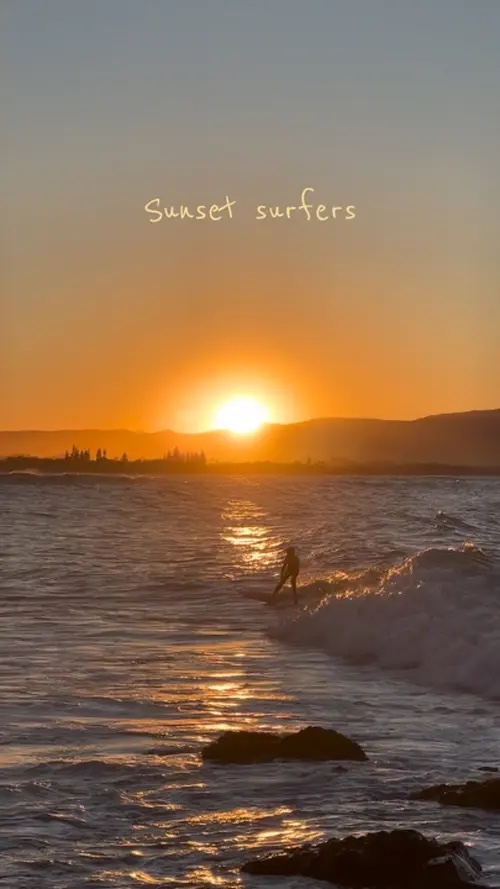 Sunset surfers 
