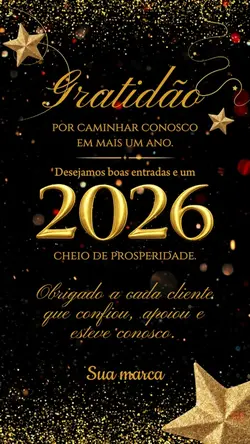 Cartão ano novo 🎆